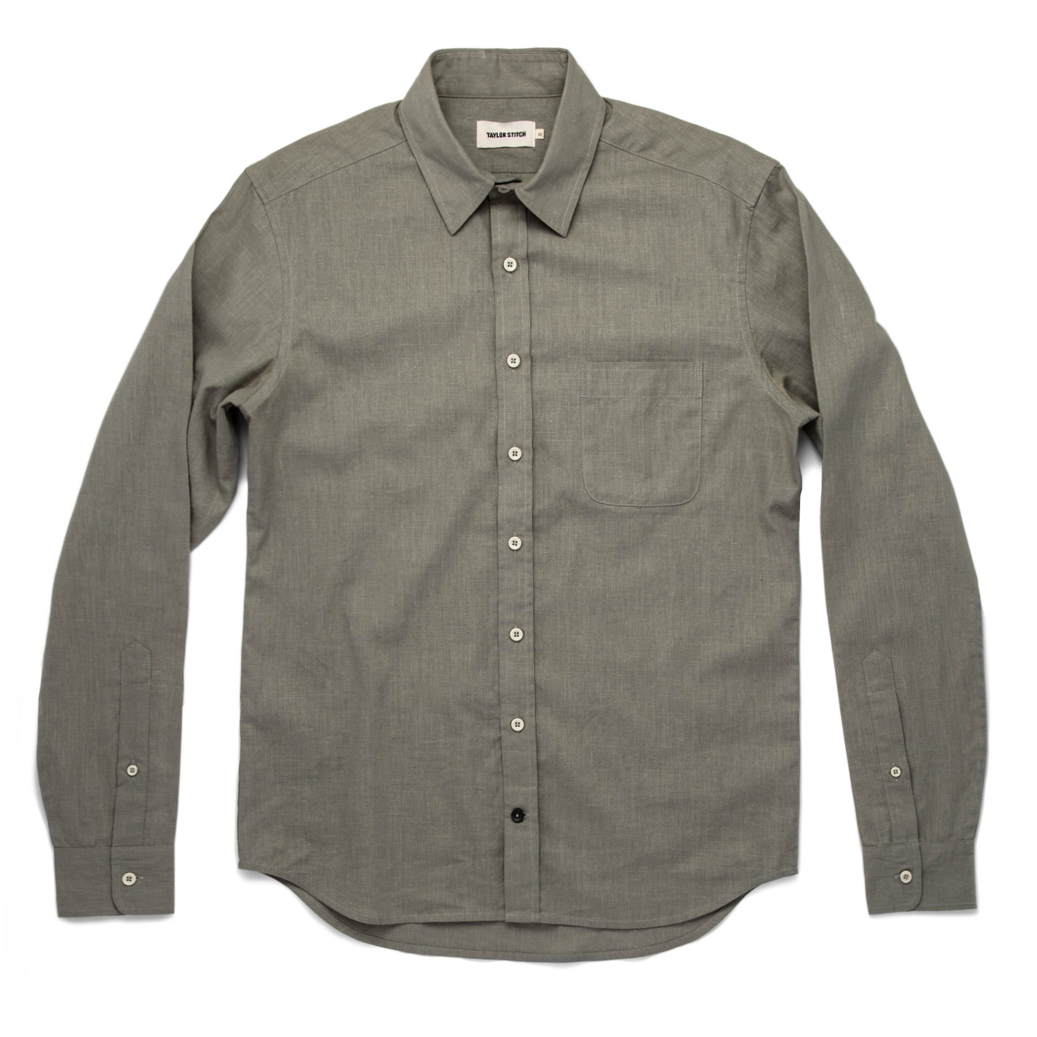 The California in Olive Hemp Poplin: Alternate Image 8, Wovens by Taylor Stitch