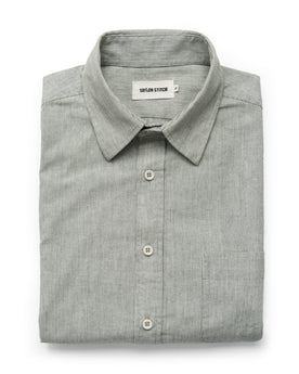 The California in Olive Stripe: Featured Image, Wovens by Taylor Stitch