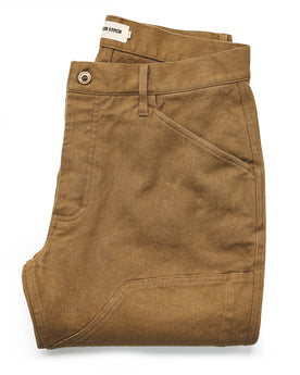 The Chore Pant in British Khaki Boss Duck: Featured Image, Pants by Taylor Stitch