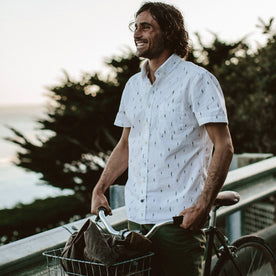 The Short Sleeve Jack in Tree Top Poplin - featured image
