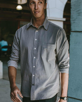 The California in Charcoal Jacquard: Alternate Image 4, Wovens by Taylor Stitch