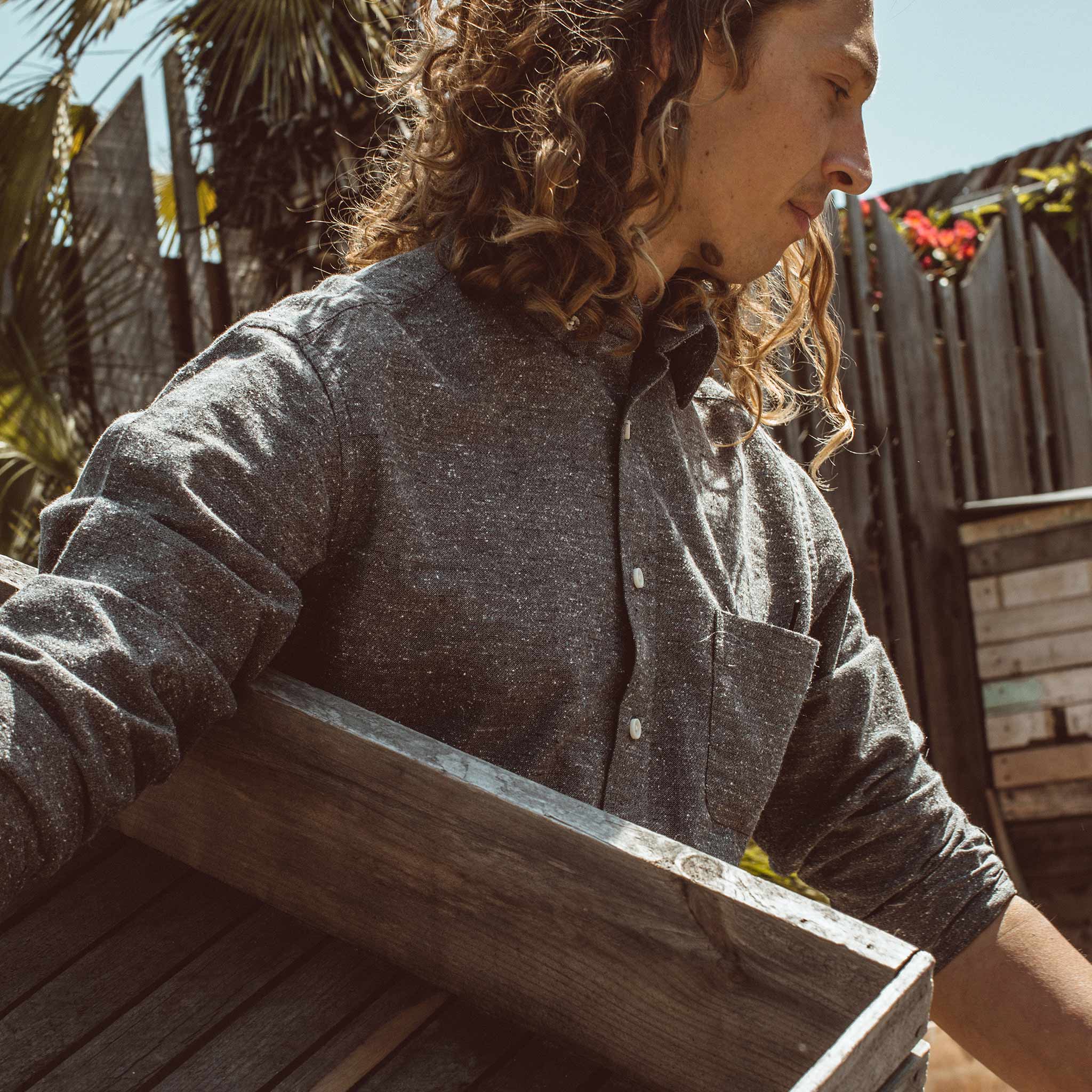 The Jack in Charcoal Donegal: Alternate Image 3, Wovens by Taylor Stitch