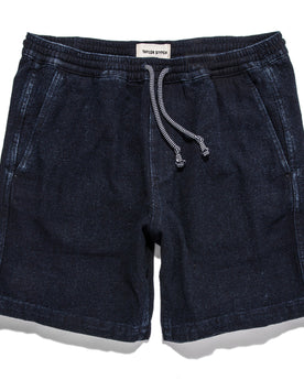 The Après Short in Indigo Crepe: Featured Image, Shorts by Taylor Stitch