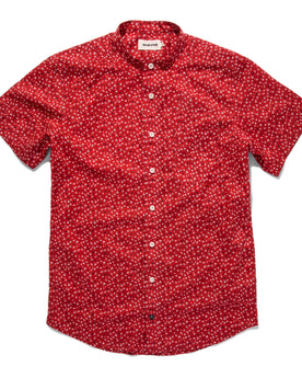 The Short Sleeve Bandit in Red Mini Floral: Featured Image, Wovens by Taylor Stitch