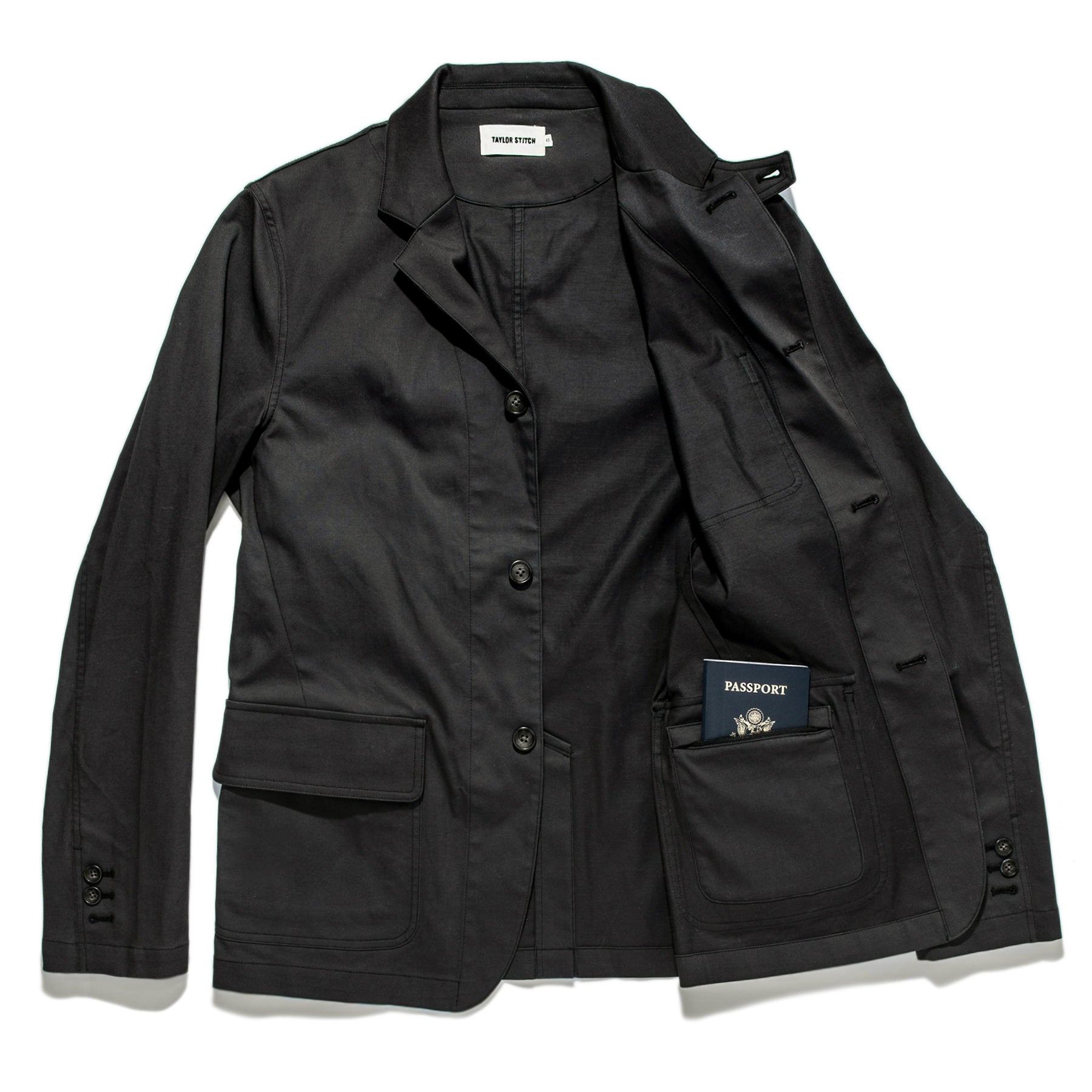 The Gibson Jacket in Charcoal: Alternate Image 12, Outerwear by Taylor Stitch