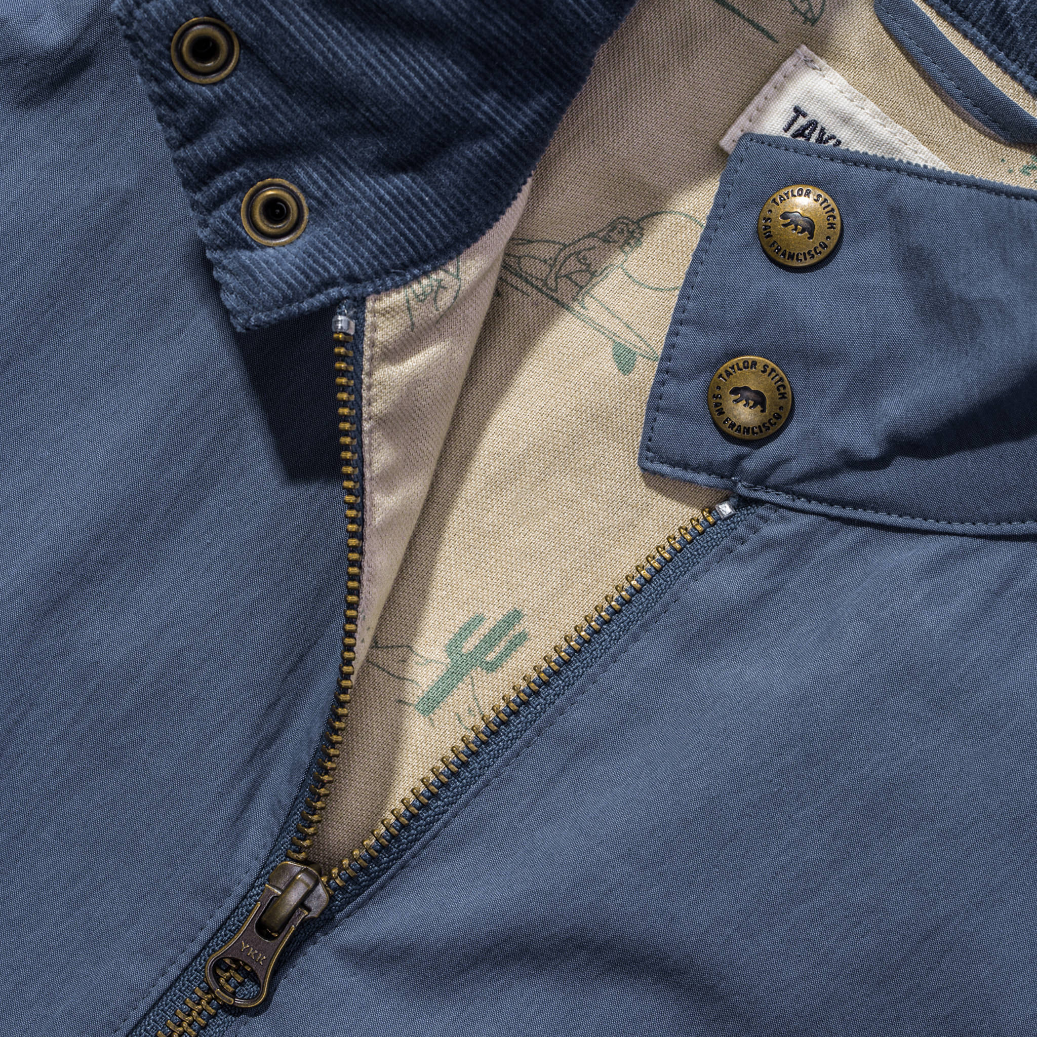 Material shot , Outerwear by Taylor Stitch