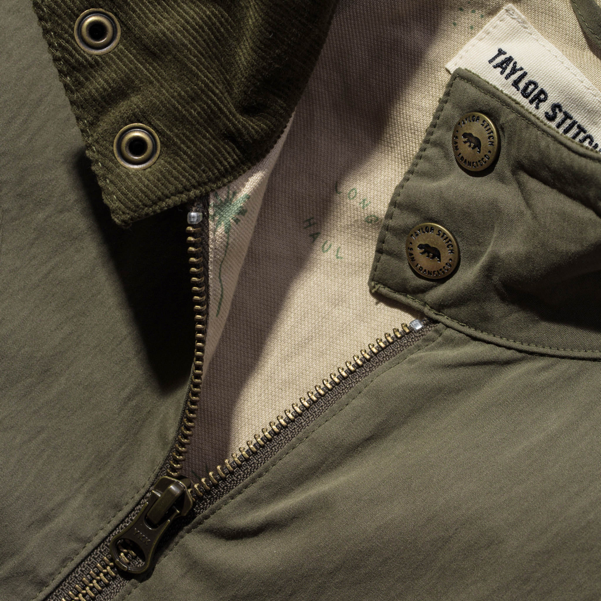 Material shot , Outerwear by Taylor Stitch