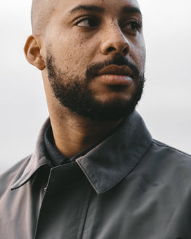 Alex wearing our Primrose jacket on a foggy afternoon, Outerwear by Taylor Stitch