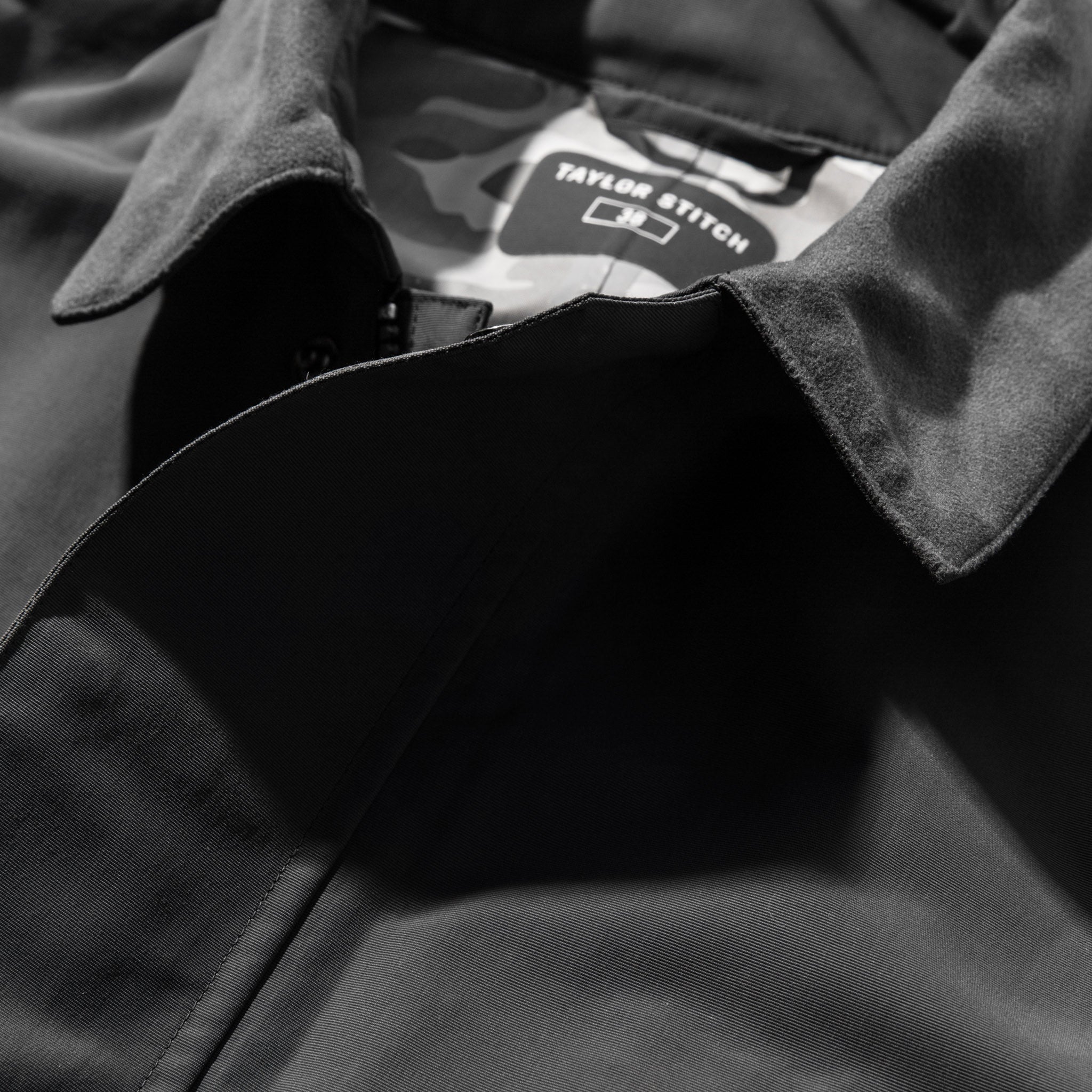 Material shot, Outerwear by Taylor Stitch