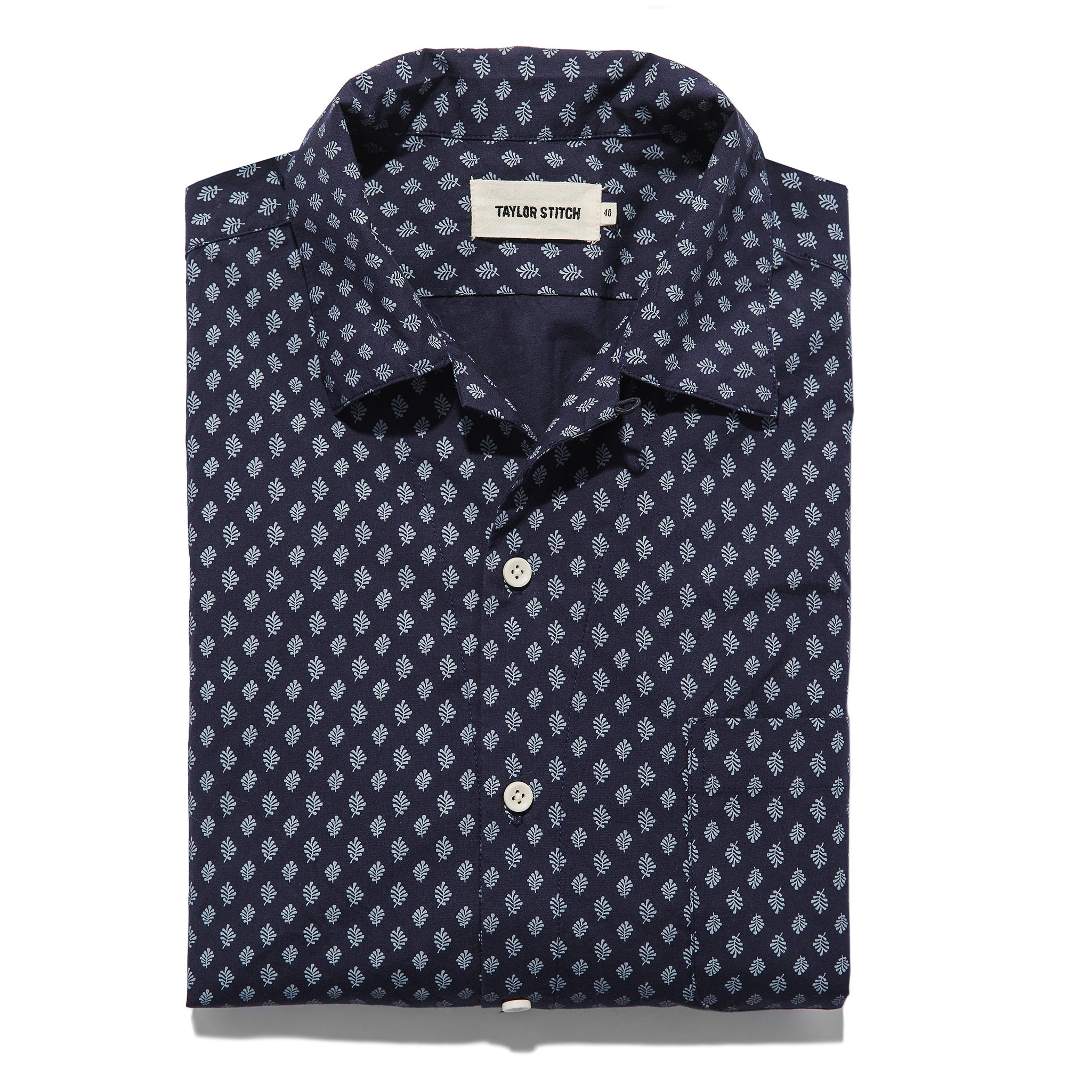 The Short Sleeve Hawthorne in Navy Floral: Alternate Image 5, Wovens by Taylor Stitch