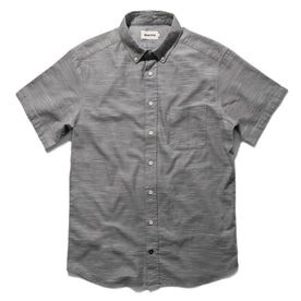 The Short Sleeve Jack in Grey Dobby - featured image