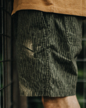 The Après Short in Rain Drop Camo: Alternate Image 2, Shorts by Taylor Stitch
