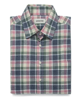 The California in Watermelon Madras: Featured Image, Wovens by Taylor Stitch