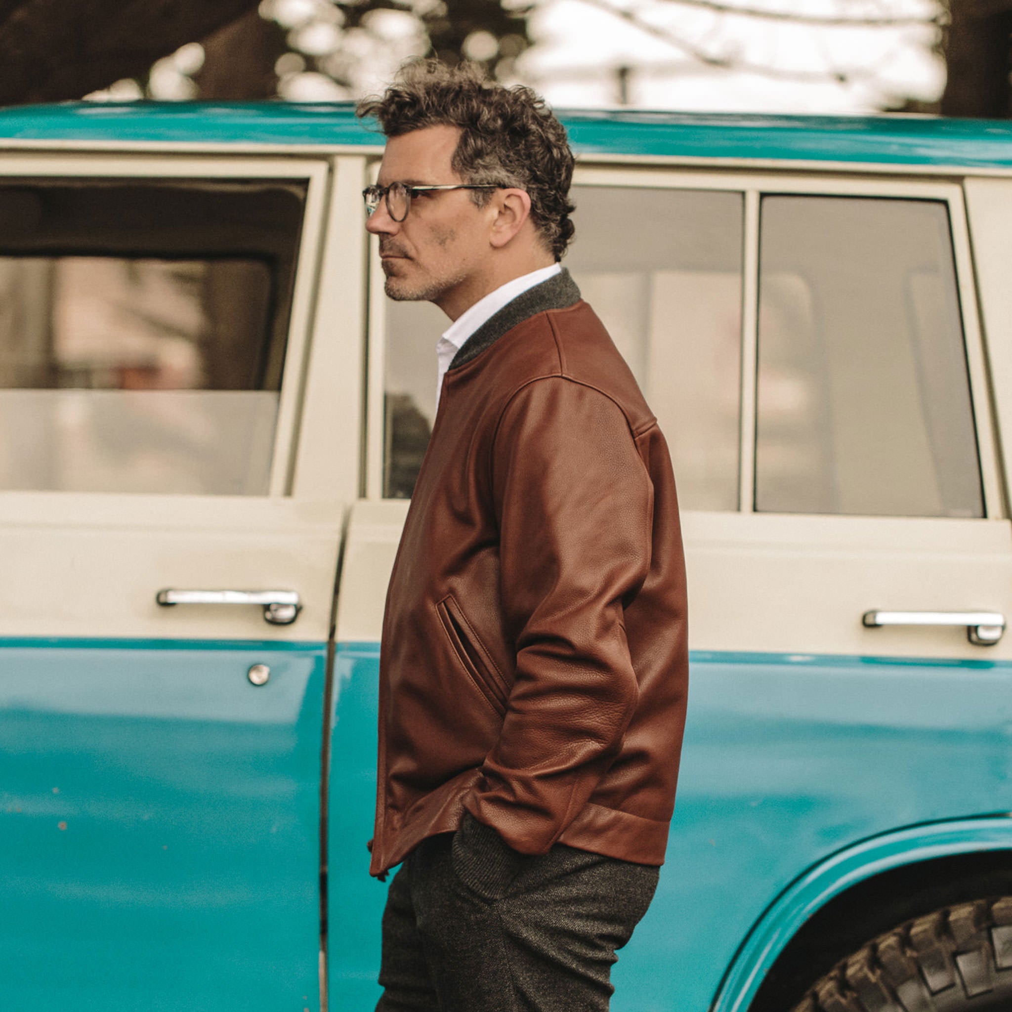 The Presidio Jacket in Cognac | Taylor Stitch