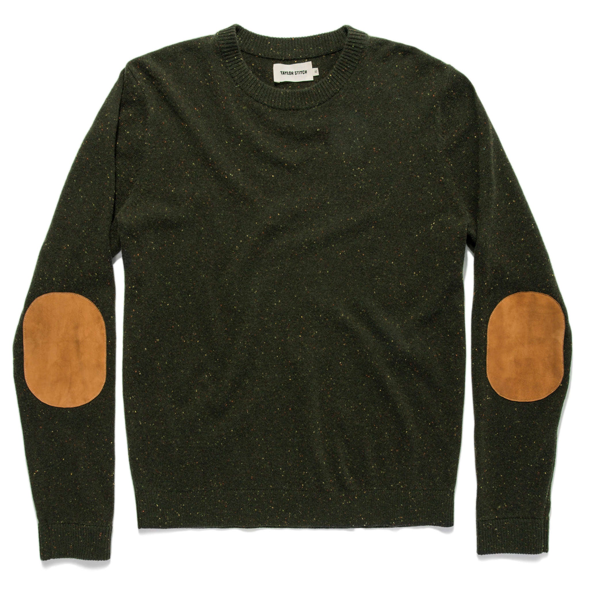 The Hardtack Sweater in Olive Cashmere Donegal: Featured Image, Knits by Taylor Stitch