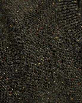 The Hardtack Sweater in Olive Cashmere Donegal: Alternate Image 6, Knits by Taylor Stitch