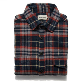The Crater Shirt in Burgundy Plaid - featured image