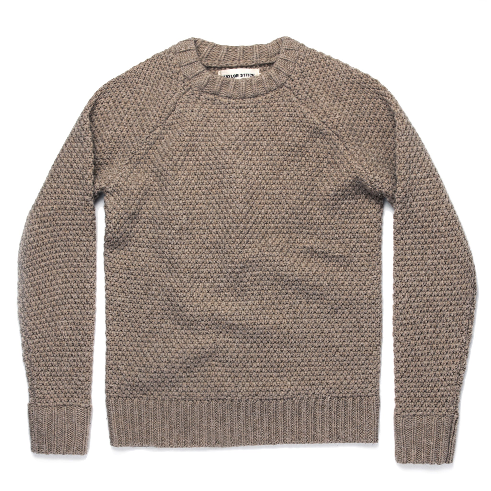 The Fisherman Sweater in Natural Melange: Featured Image, Knits by Taylor Stitch