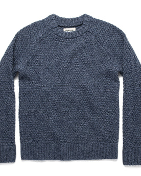The Fisherman Sweater in Navy Melange: Featured Image, Knits by Taylor Stitch
