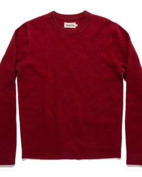 The Lodge Sweater in Cardinal: Featured Image, Knits by Taylor Stitch
