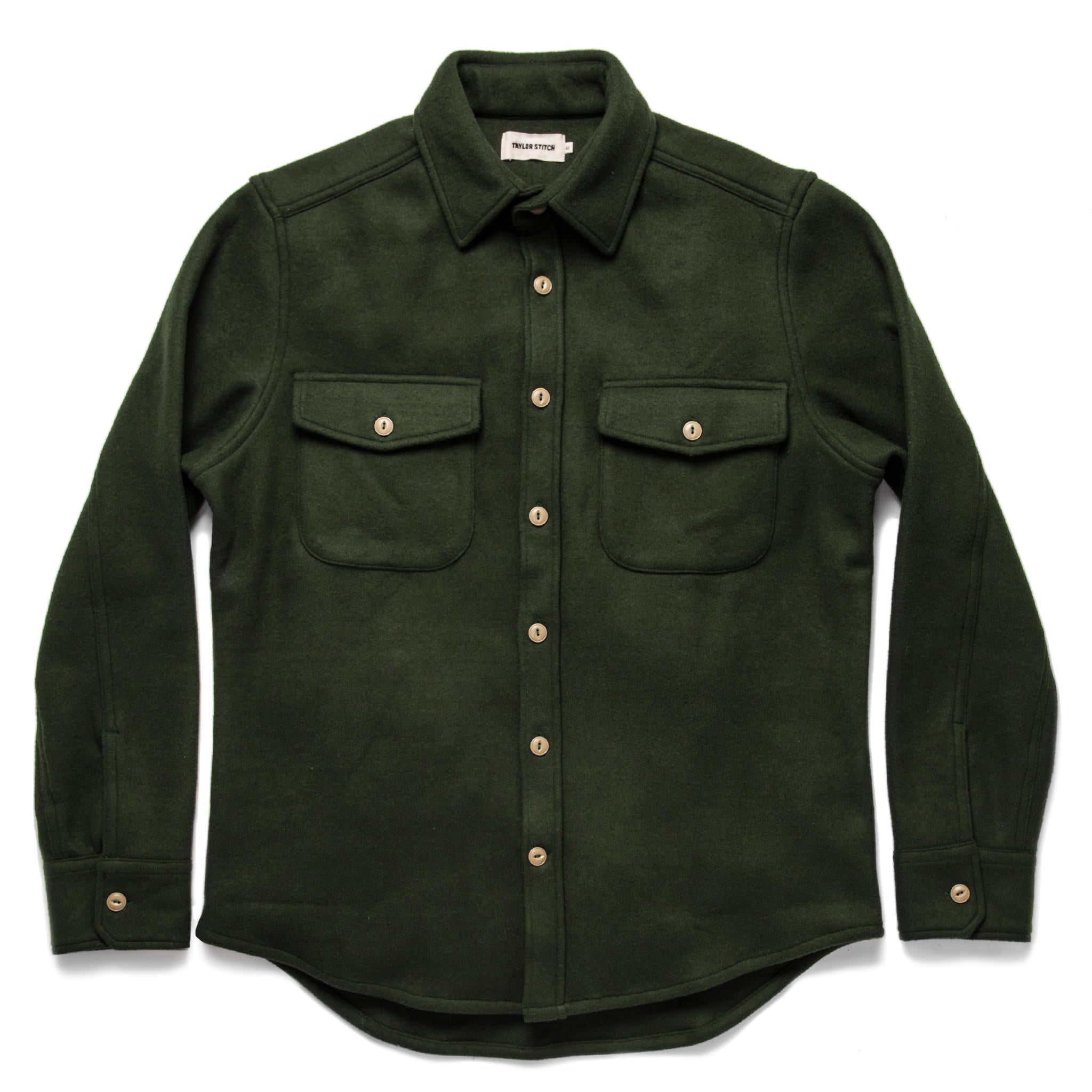 The Maritime Shirt Jacket in Olive: Alternate Image 9, Outerwear by Taylor Stitch