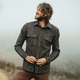 The Summit Shirt in Heather Charcoal Waffle - featured image
