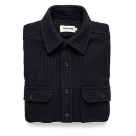 The Summit Shirt in Heather Navy Waffle: Featured Image