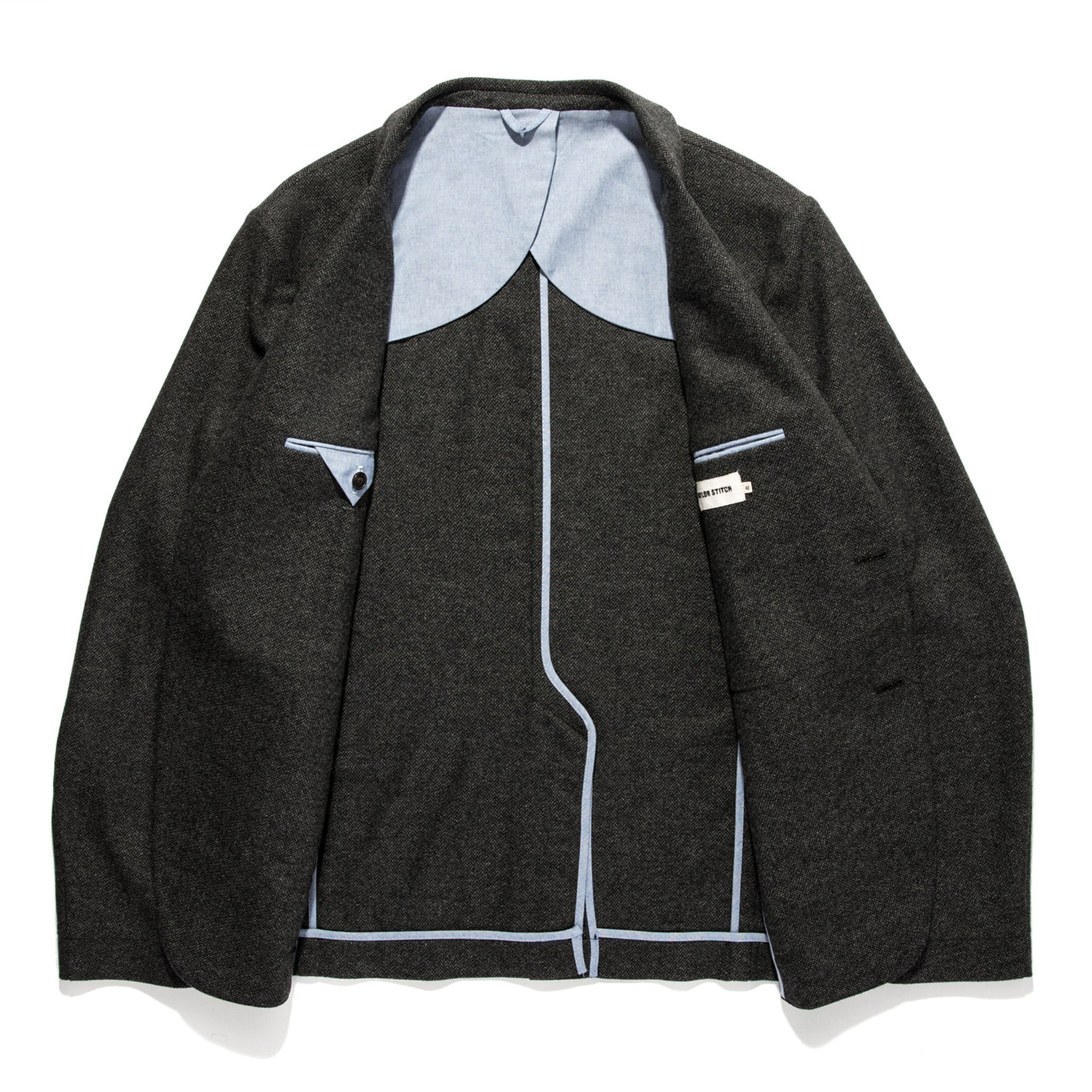 The Telegraph Jacket in Charcoal Herringbone: Alternate Image 11, Outerwear by Taylor Stitch