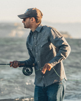The Western Shirt in Upcycled Chambray: Alternate Image 1, Wovens by Taylor Stitch