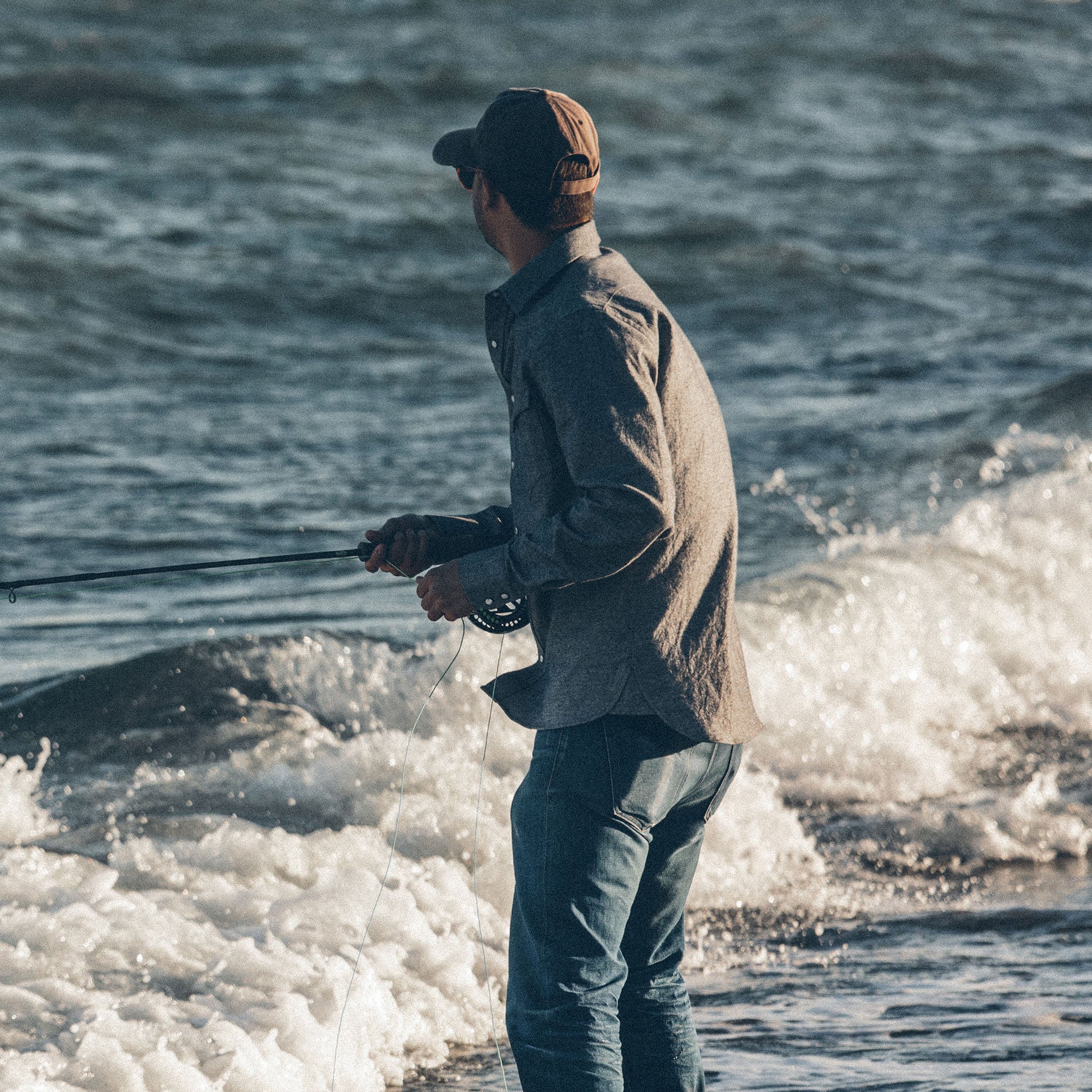 The Western Shirt in Upcycled Chambray: Alternate Image 6, Wovens by Taylor Stitch