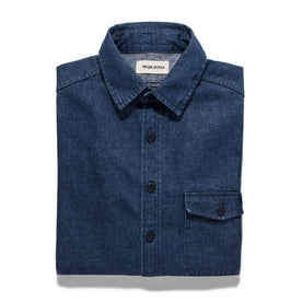 The Cash Shirt in Washed Selvage Denim: Featured Image