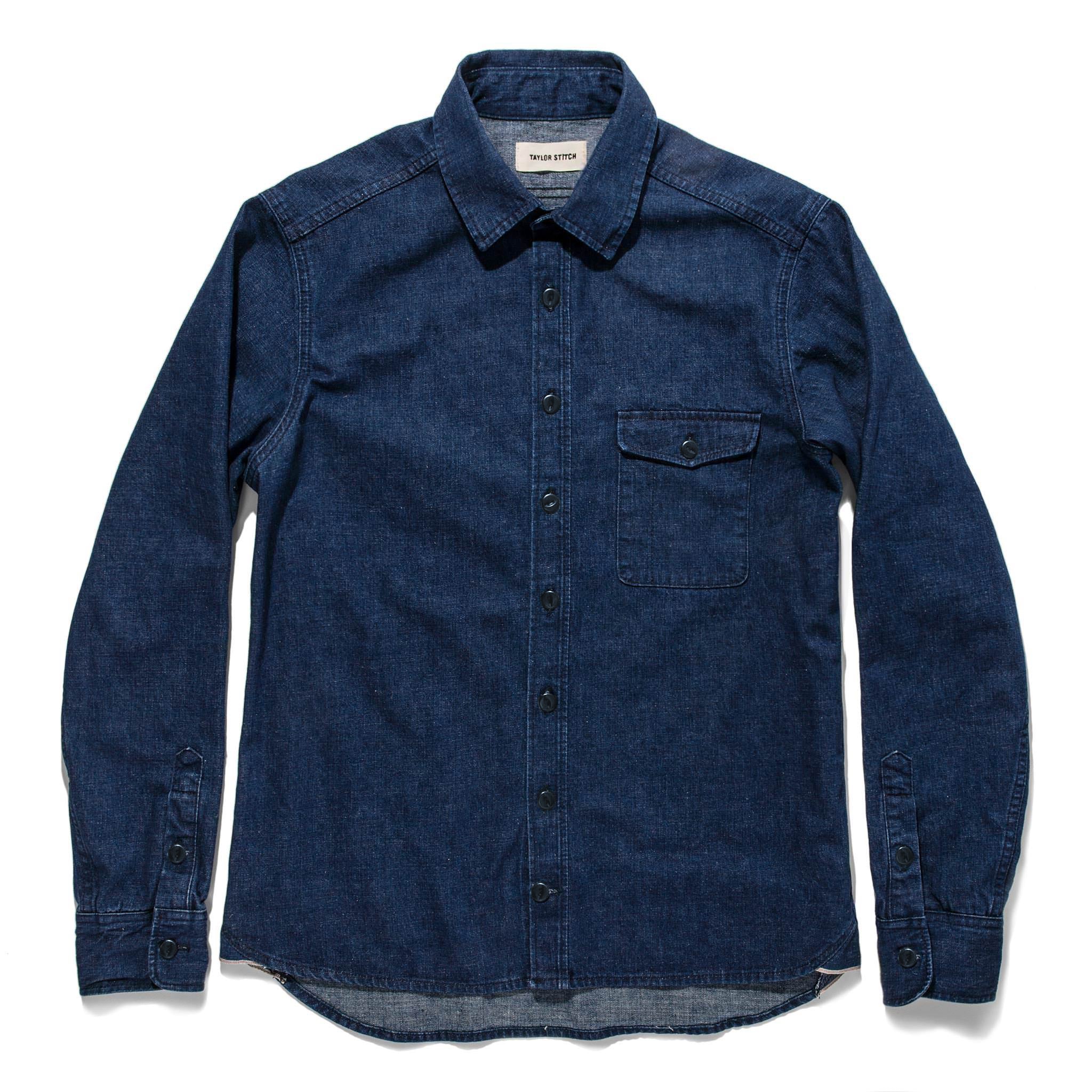 The Cash Shirt in Washed Selvage Denim: Alternate Image 8, Wovens by Taylor Stitch