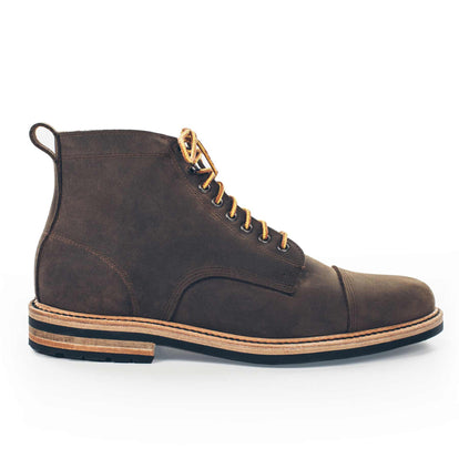 The Mark Boot in Flint Oiled Nubuck - Extra Widths