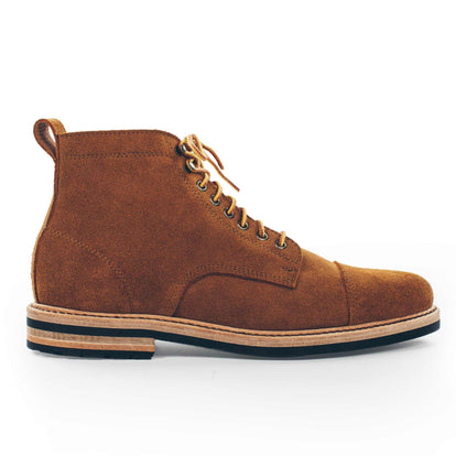 The Mark Boot in Peanut Oiled Rough Out - Extra Widths
