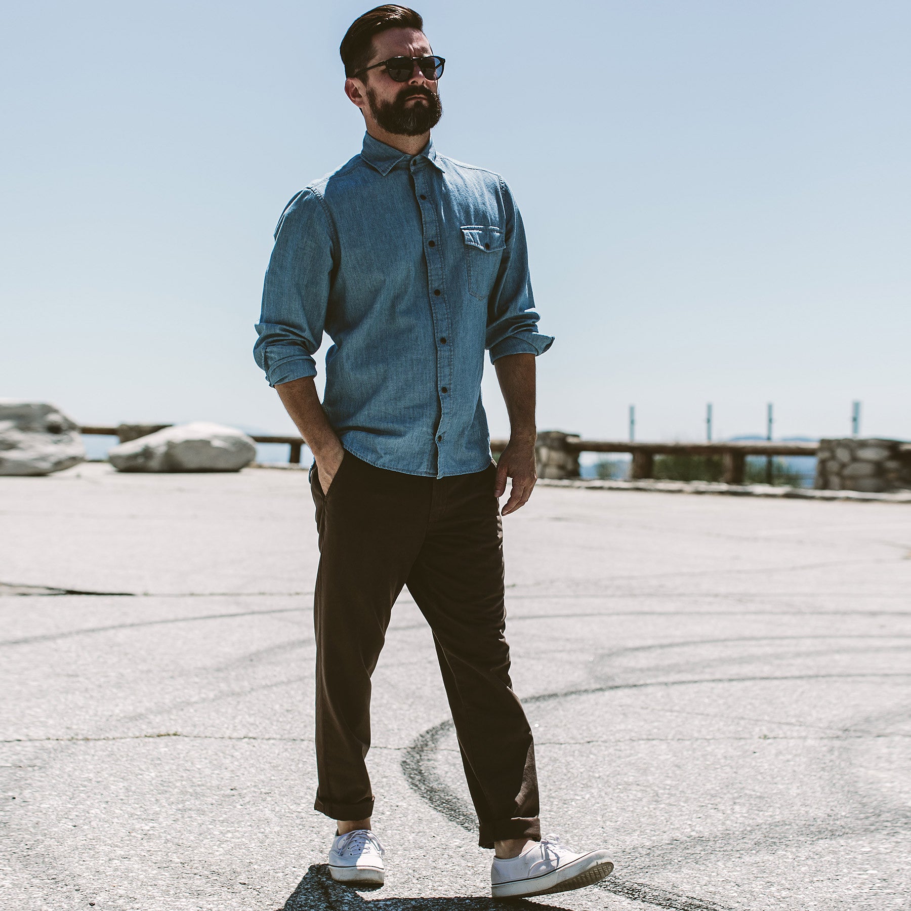 The Slim Chino in Chocolate: Alternate Image 1, Pants by Taylor Stitch