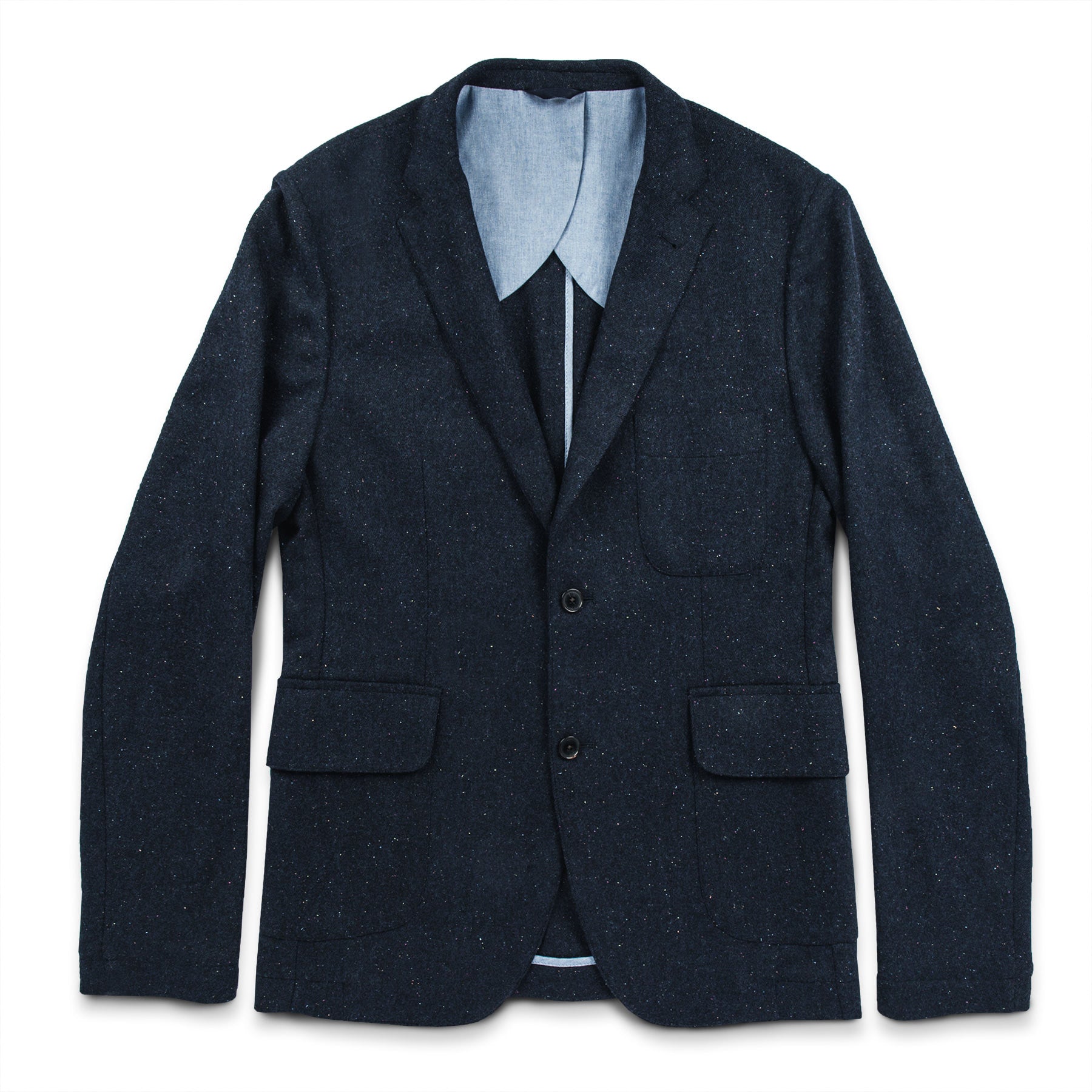 The Telegraph Jacket in Navy Donegal: Featured Image, Outerwear by Taylor Stitch