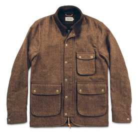 The Rover Jacket in Oak Herringbone Waxed Wool: Featured Image