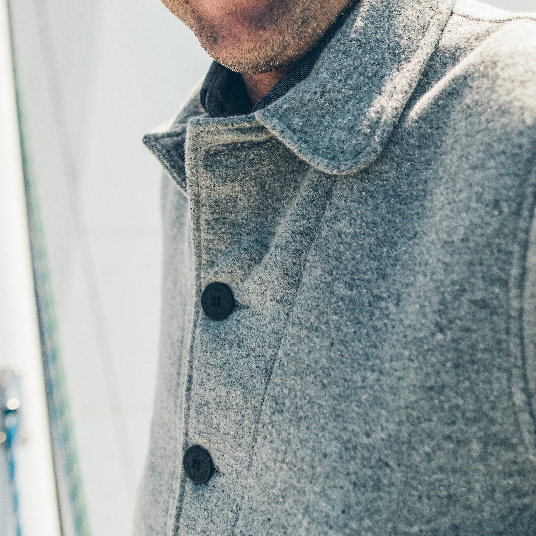 The Submariner in Ash Donegal Lambswool: Alternate Image 5, Outerwear by Taylor Stitch