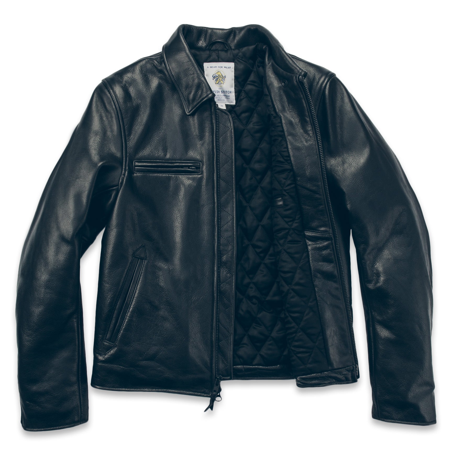 The Moto Jacket in Black: Alternate Image 9, Outerwear by Taylor Stitch
