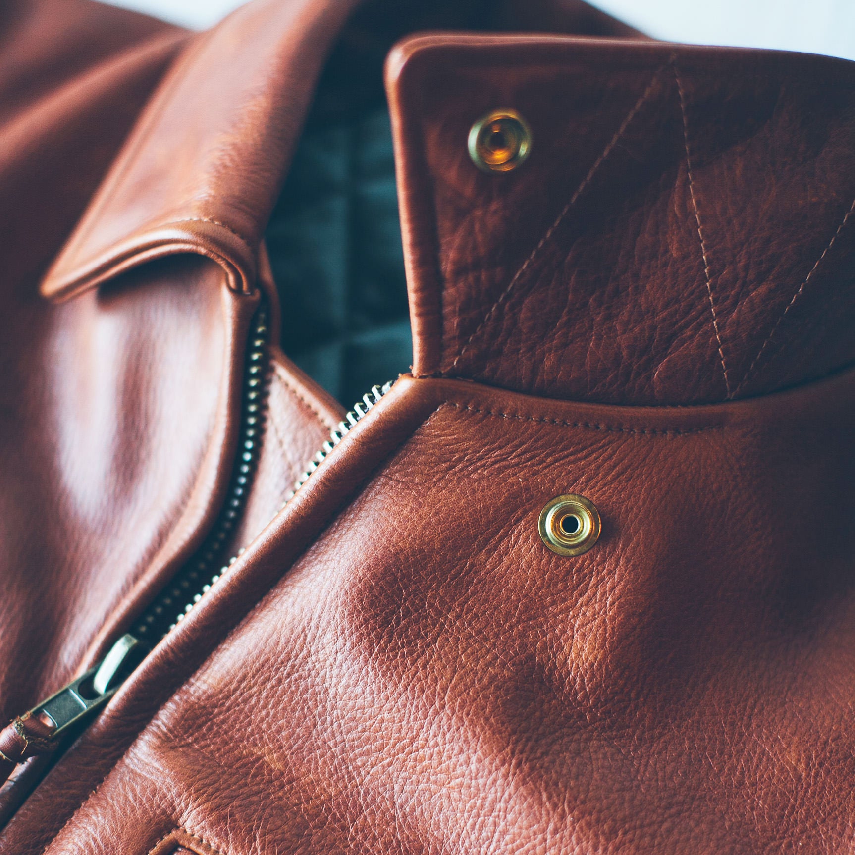 The Moto Jacket in Whiskey: Alternate Image 13, Outerwear by Taylor Stitch