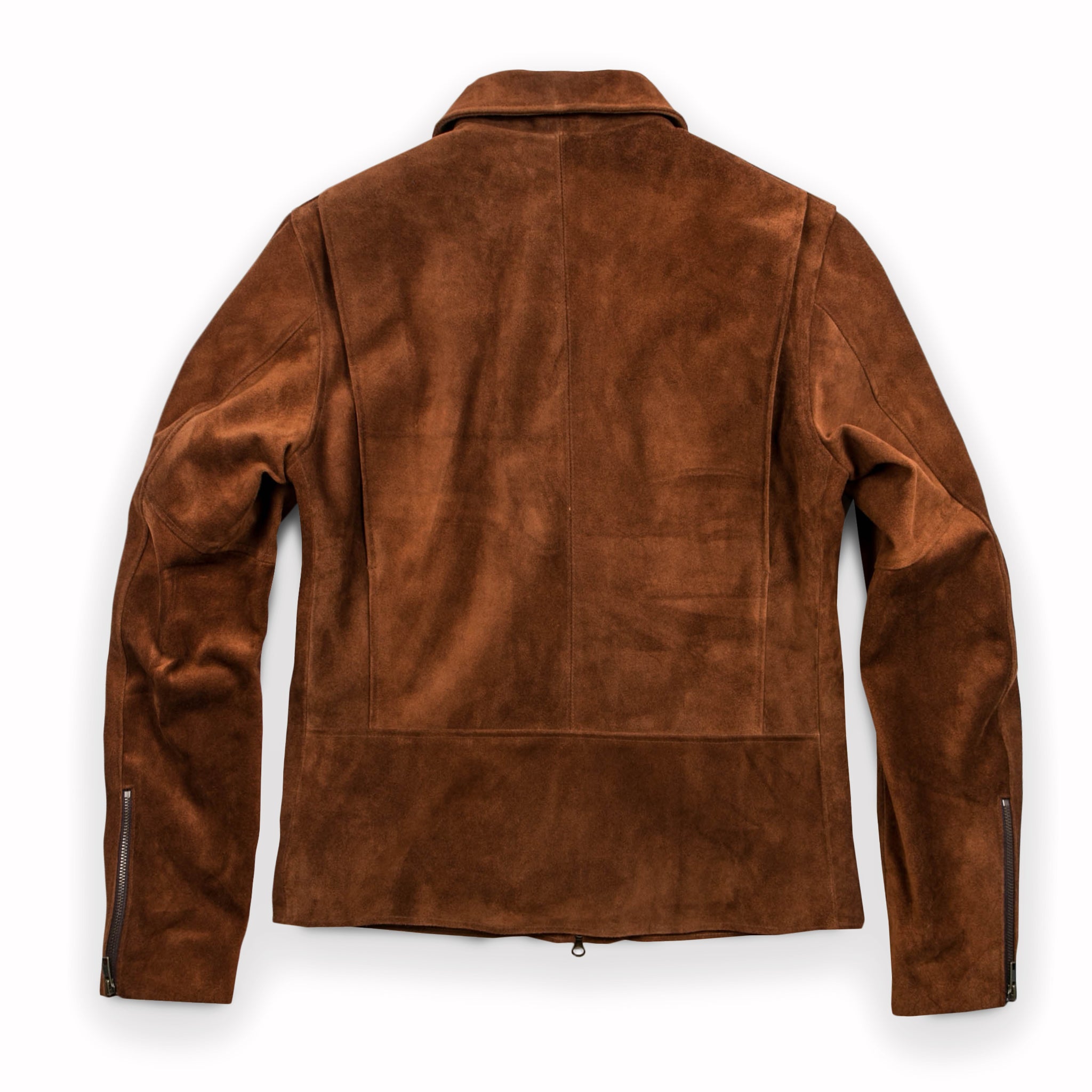 The Moto Jacket in Tobacco Weatherproof Suede: Alternate Image 14, Outerwear by Taylor Stitch