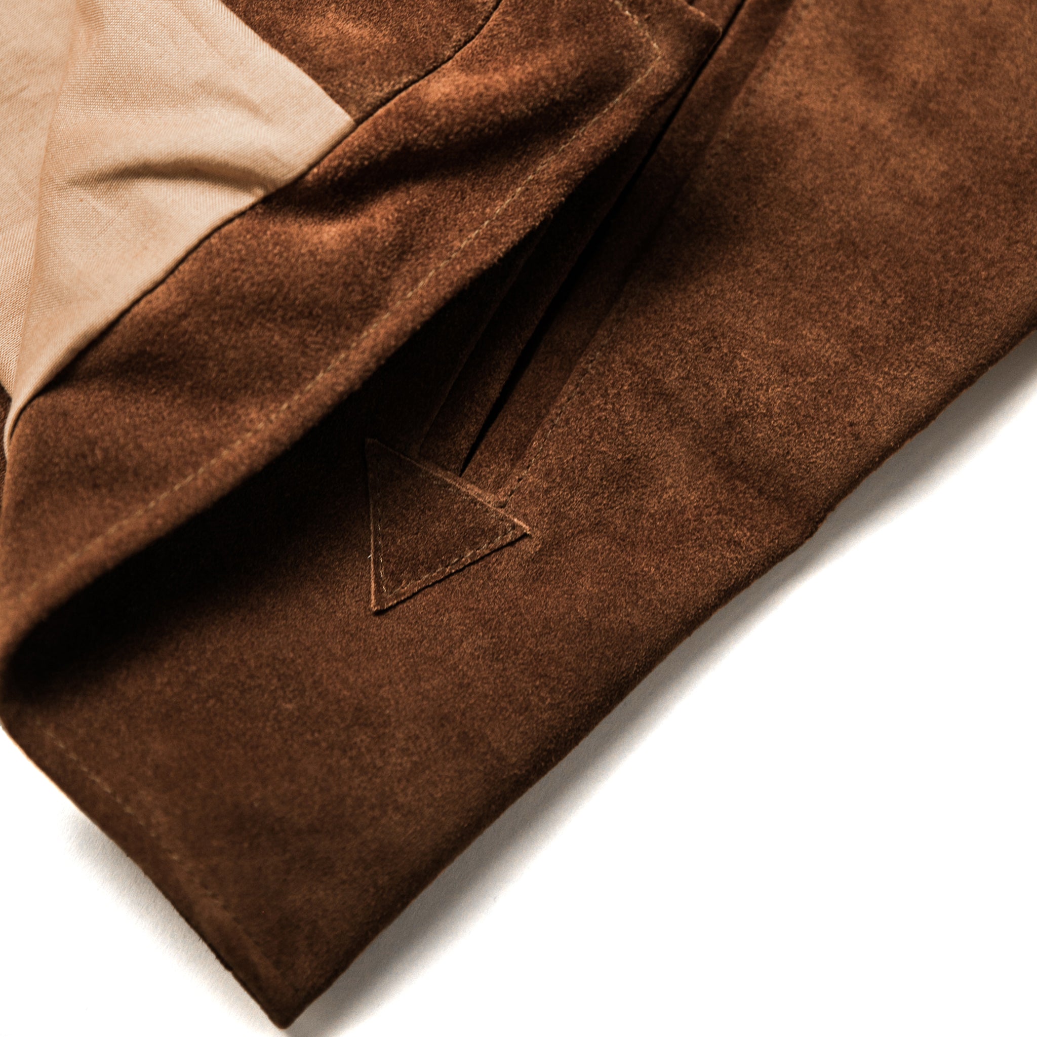 The Moto Jacket in Tobacco Weatherproof Suede: Alternate Image 12, Outerwear by Taylor Stitch