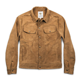 The Long Haul Jacket in Sand Weatherproof Suede - featured image