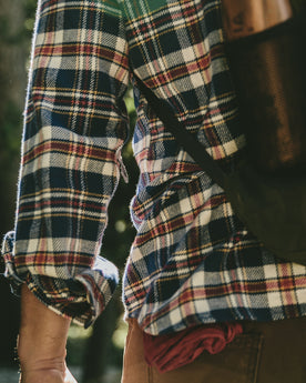 The Crater Shirt in Navy Plaid: Alternate Image 4, Wovens by Taylor Stitch