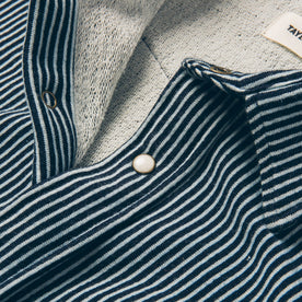 The Glacier Shirt in Hickory Stripe French Terry: Alternate Image 6