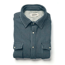 The Glacier Shirt in Hickory Stripe French Terry: Featured Image