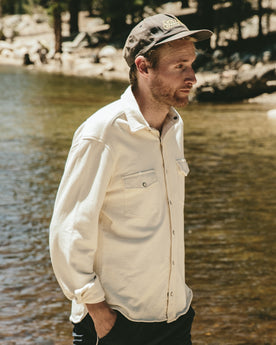 The Glacier Shirt in Natural French Terry: Alternate Image 1, Wovens by Taylor Stitch
