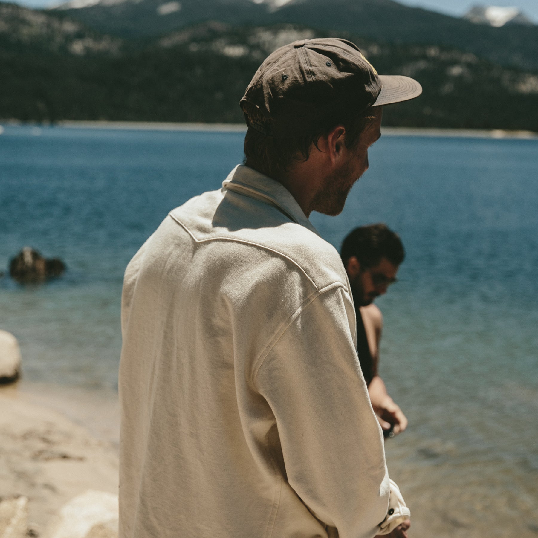 The Glacier Shirt in Natural French Terry: Alternate Image 3, Wovens by Taylor Stitch