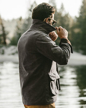 The Rover Jacket in Chocolate Beeswaxed Canvas: Alternate Image 2, Outerwear by Taylor Stitch
