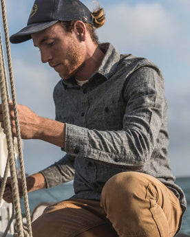 The California in Blue Hemp Chambray: Alternate Image 5, Wovens by Taylor Stitch